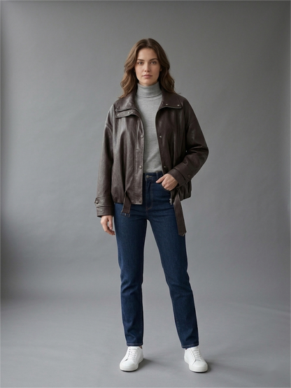 Designed Forward Relaxed Jacket