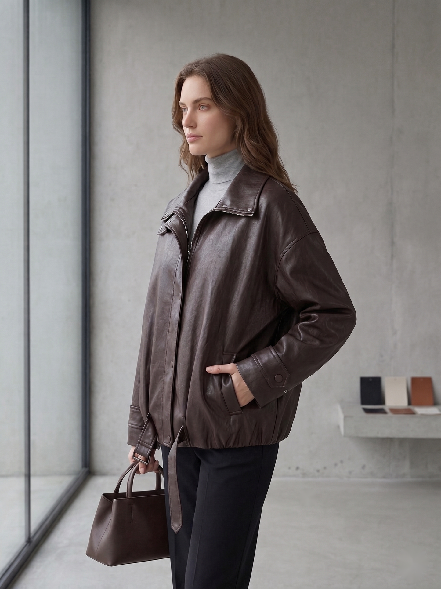 Designed Forward Relaxed Jacket