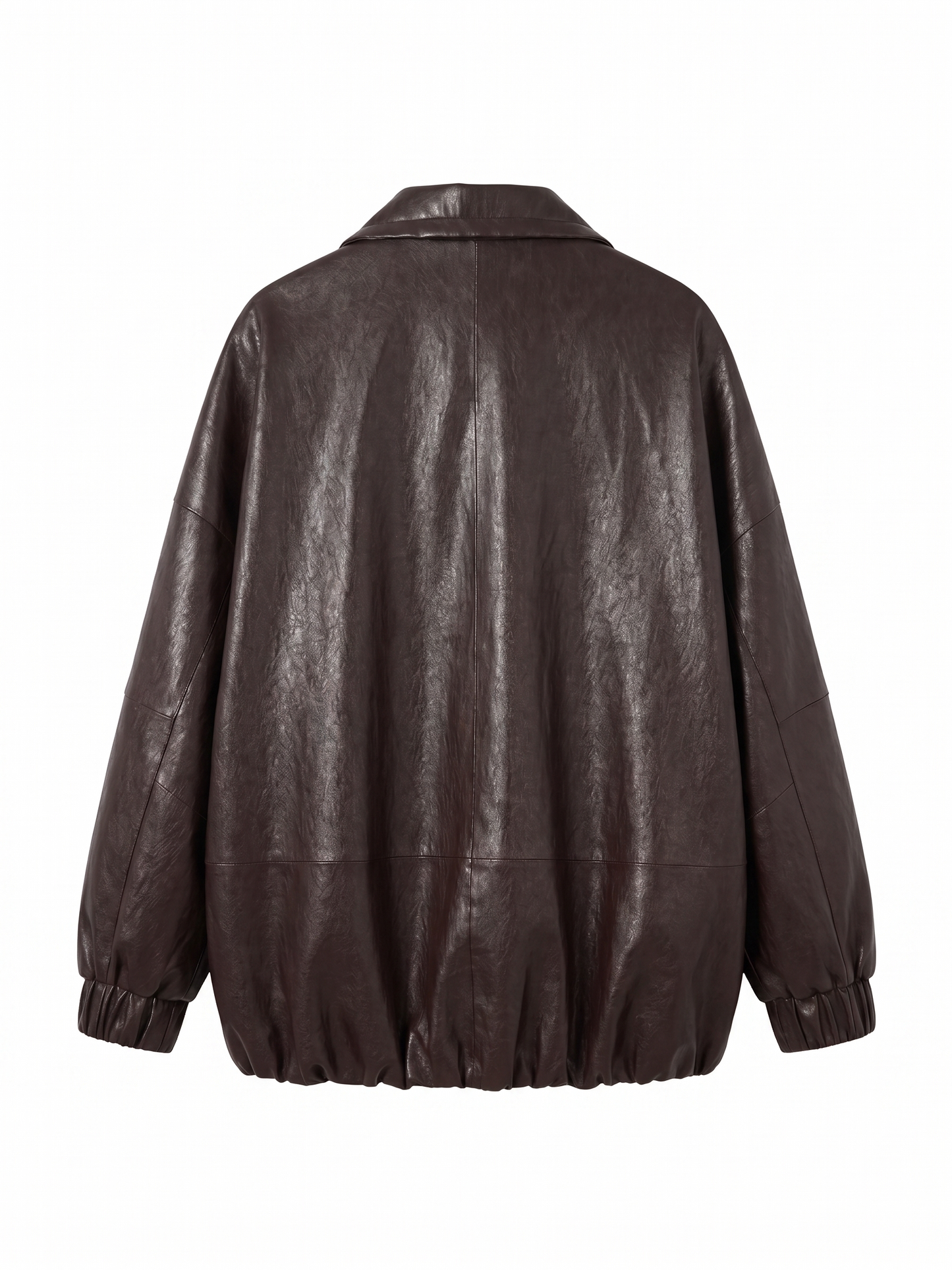 Oversized Vegan Leather Jacket